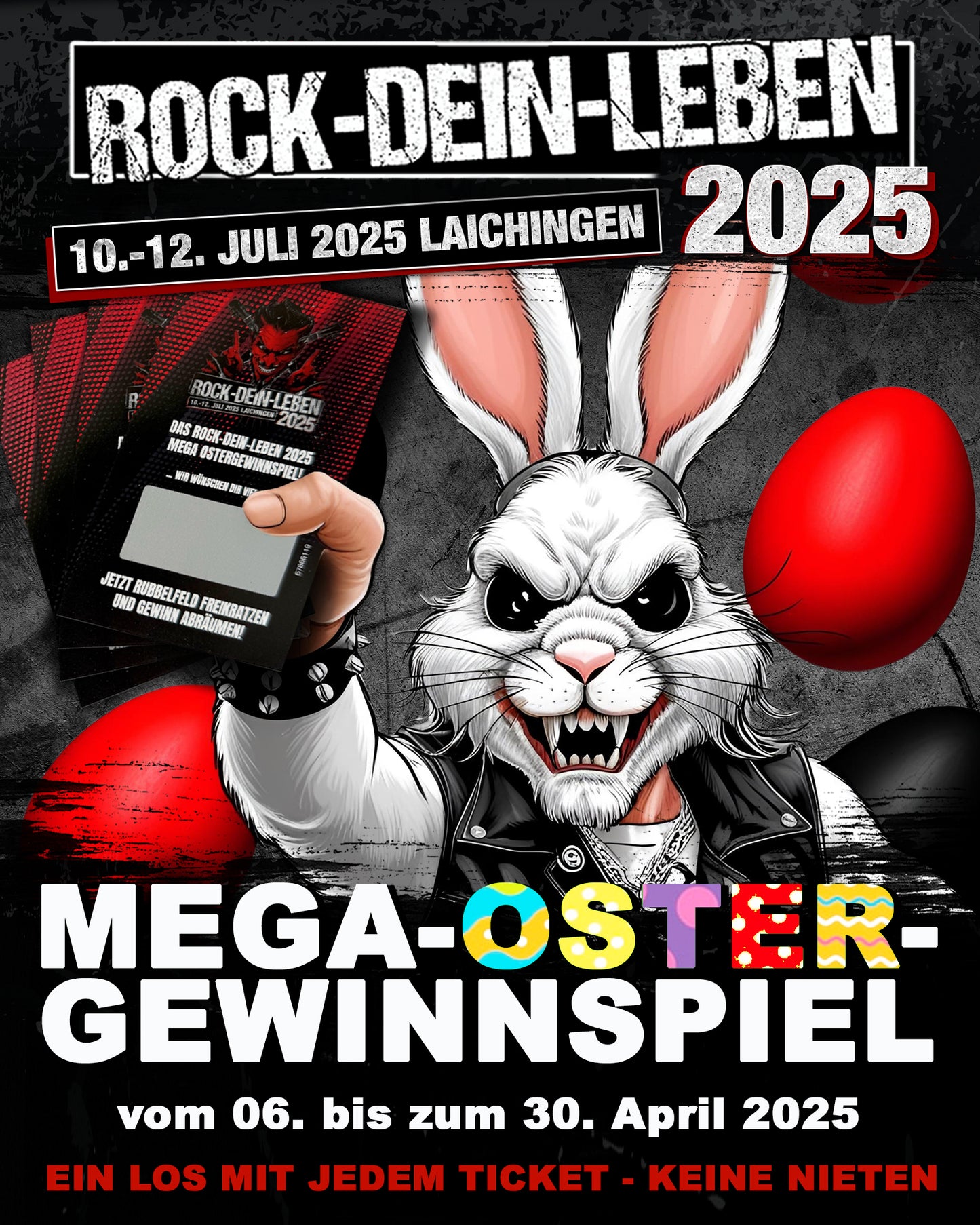 ROCK DEIN LEBEN - MEGA Oster Rubbellos Aktion!