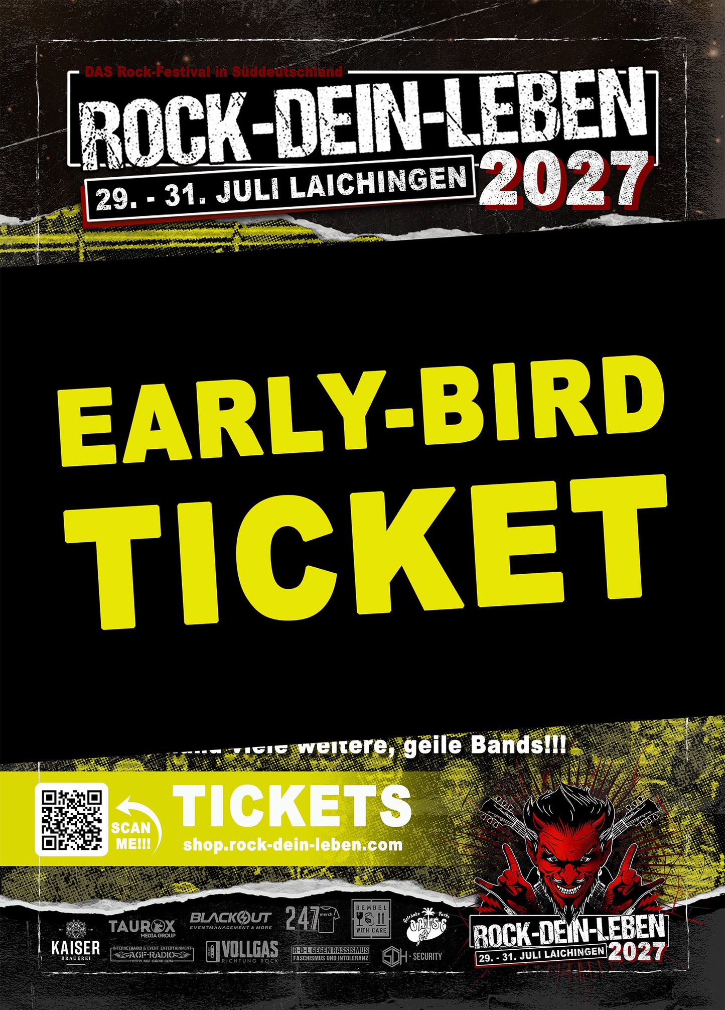 ROCK-DEIN-LEBEN 2027 - Early-Bird Ticket