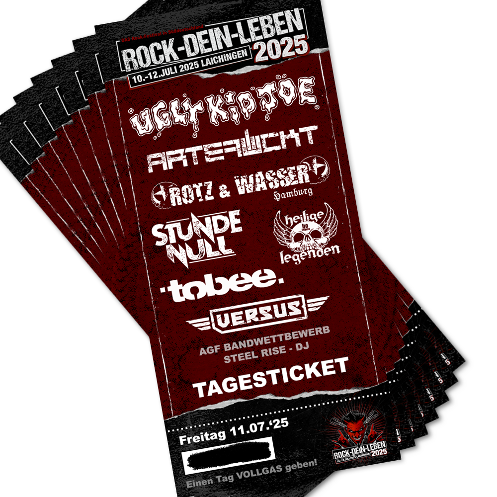 ROCK-DEIN-LEBEN 2025 - Tagesticket: Freitag